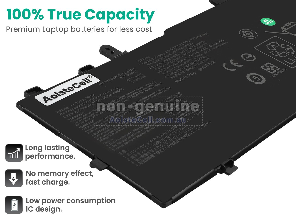 Replacement Asus VivoBook Flip J401CA battery
