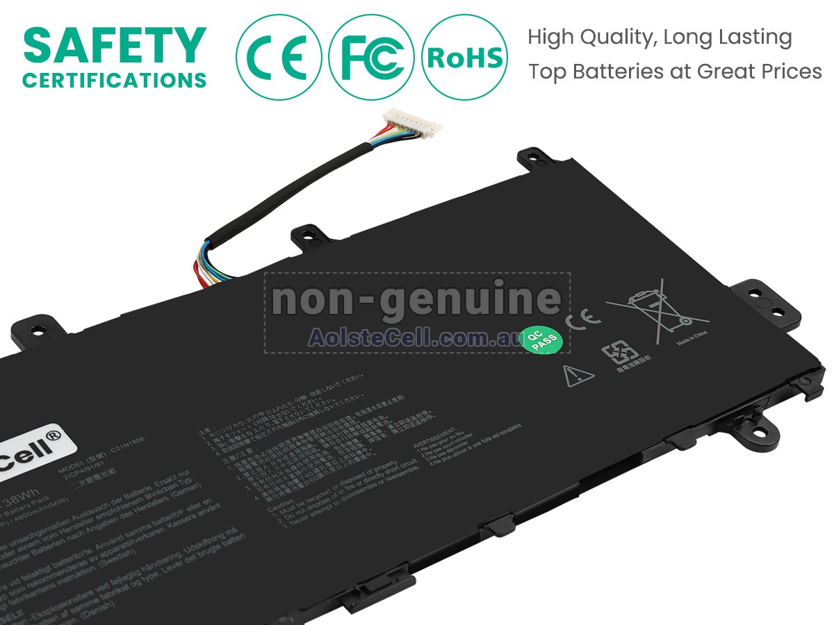 Replacement Asus Chromebook C423NA-BV0041 battery
