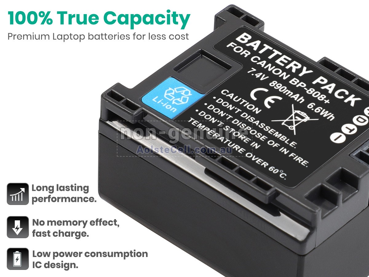 Replacement Canon IVIS FS11 battery