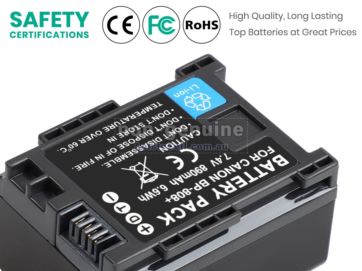 Replacement Canon IVIS FS11 battery