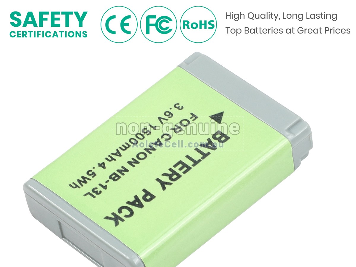 Replacement Canon 1717C004 PSG9X MARKII battery