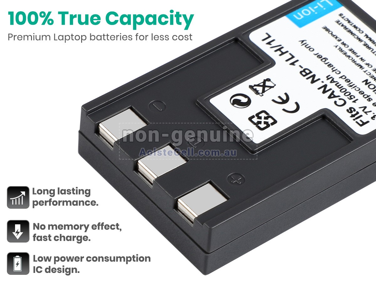 Replacement Canon POWERSHOT S300 battery