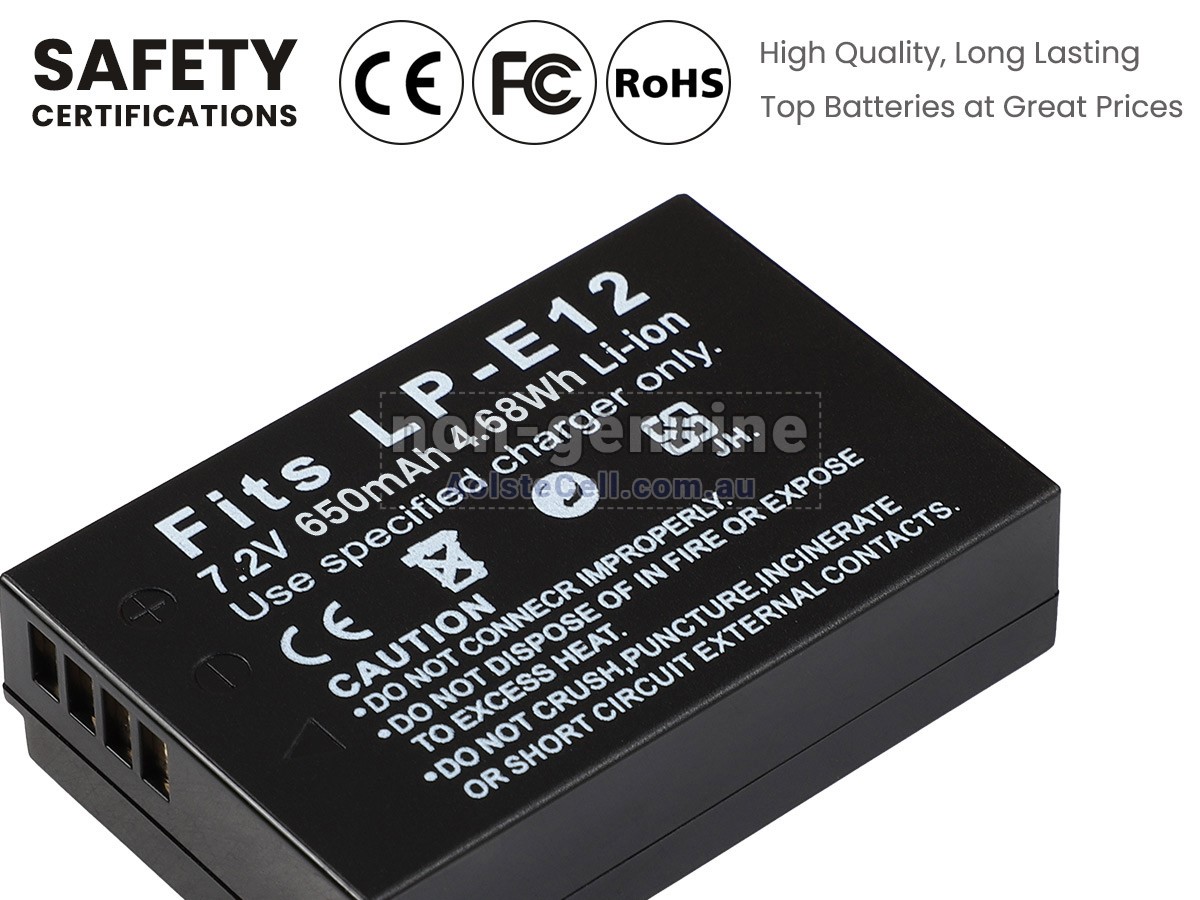 Replacement Canon EOS M50 battery