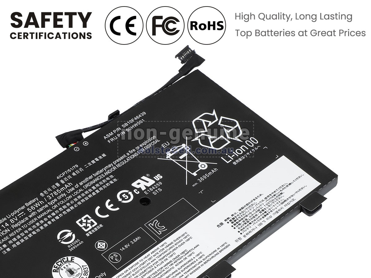 Replacement Lenovo ThinkPad S3 YOGA 14-20DM battery