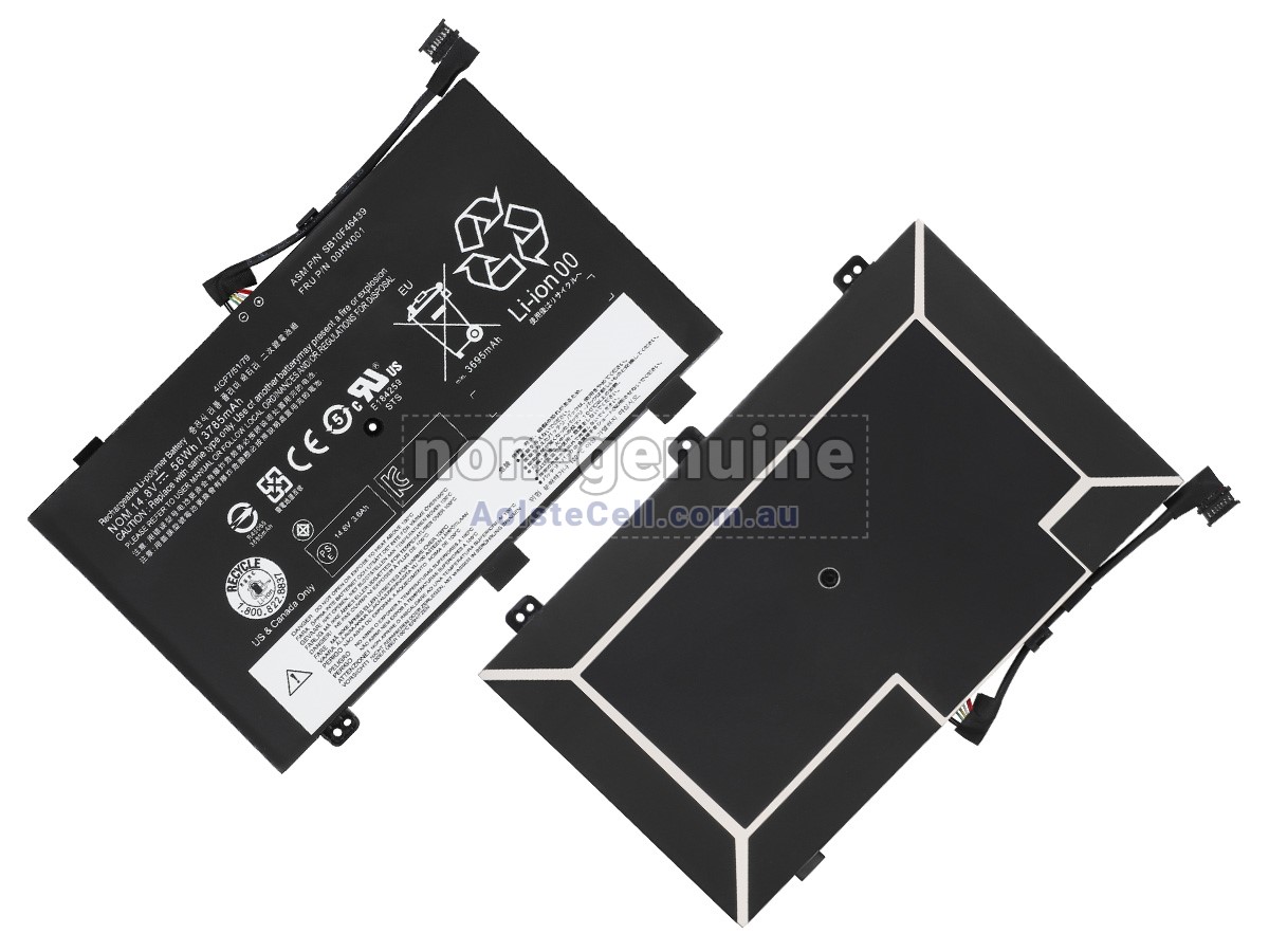 Replacement Lenovo ThinkPad S3 YOGA 14-20DM battery