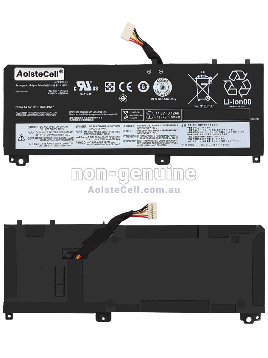 Replacement Lenovo 45N1084 battery