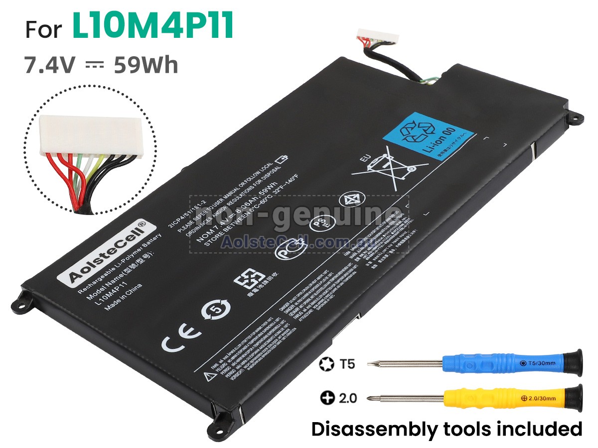 Replacement Lenovo L10M4P11 battery