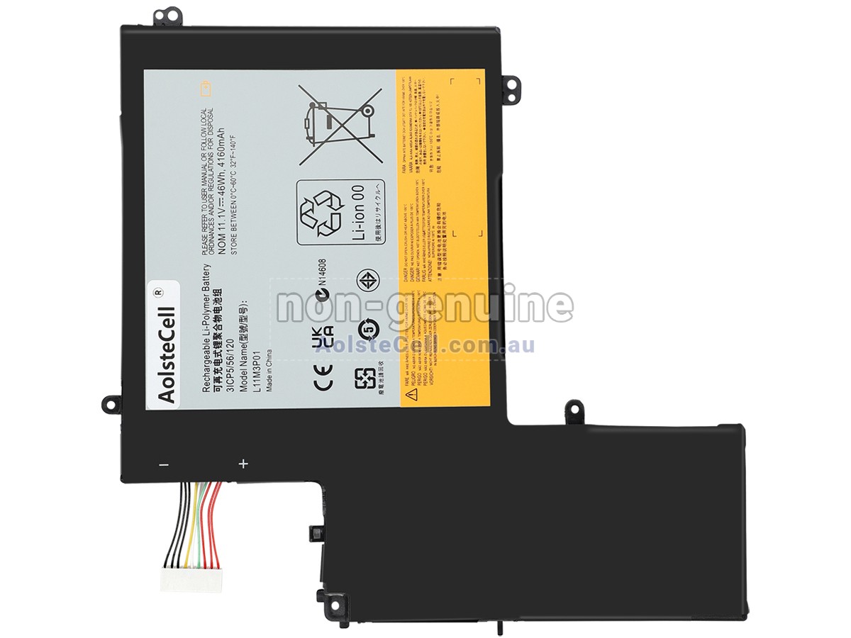Replacement Lenovo L11M3P01(3ICP5/56/120) battery