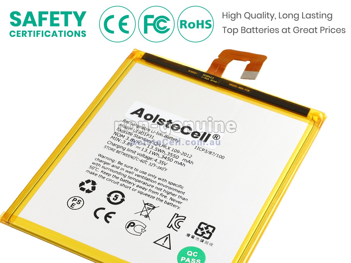 Replacement Lenovo TB-7703F battery