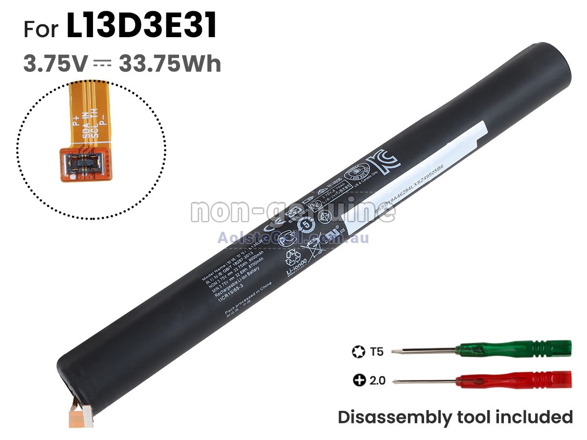 Replacement Lenovo L13C3E31 battery