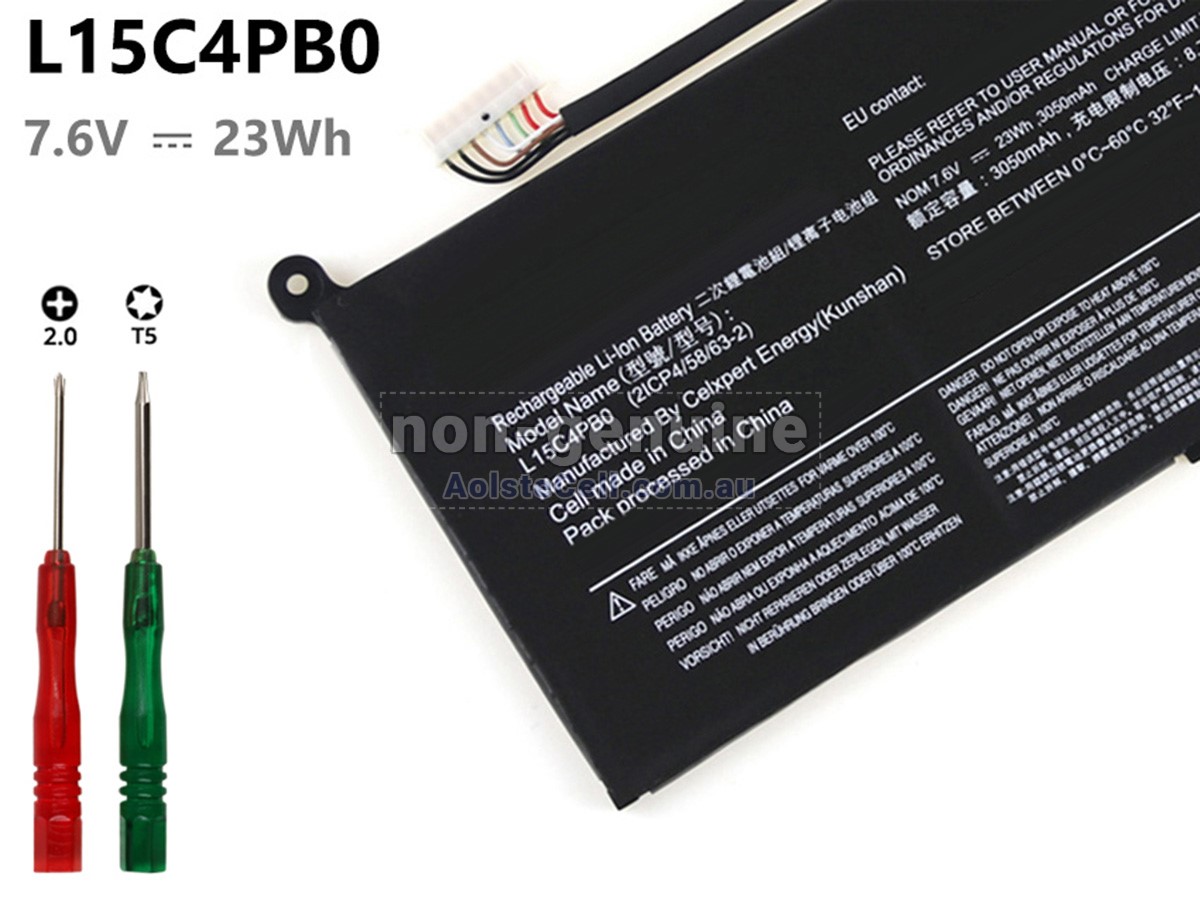 Replacement Lenovo L15C4PB0 battery