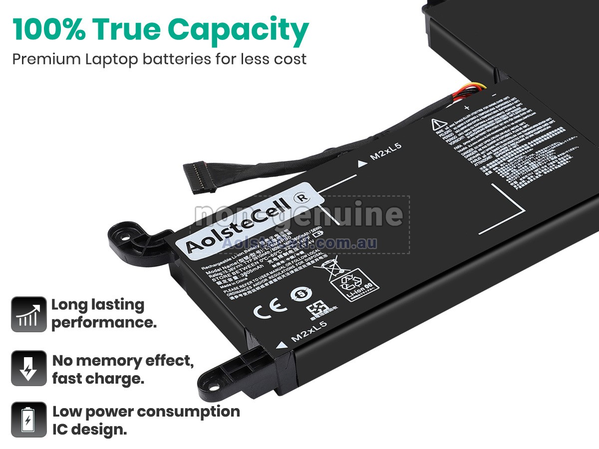 Replacement Lenovo LEGION Y720-15IKB-80VR00LGBM battery