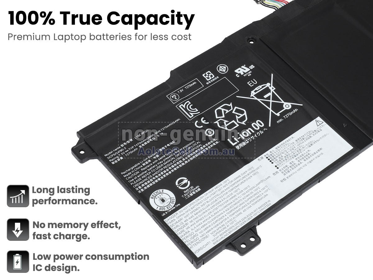 Replacement Lenovo L18M4PG0 battery