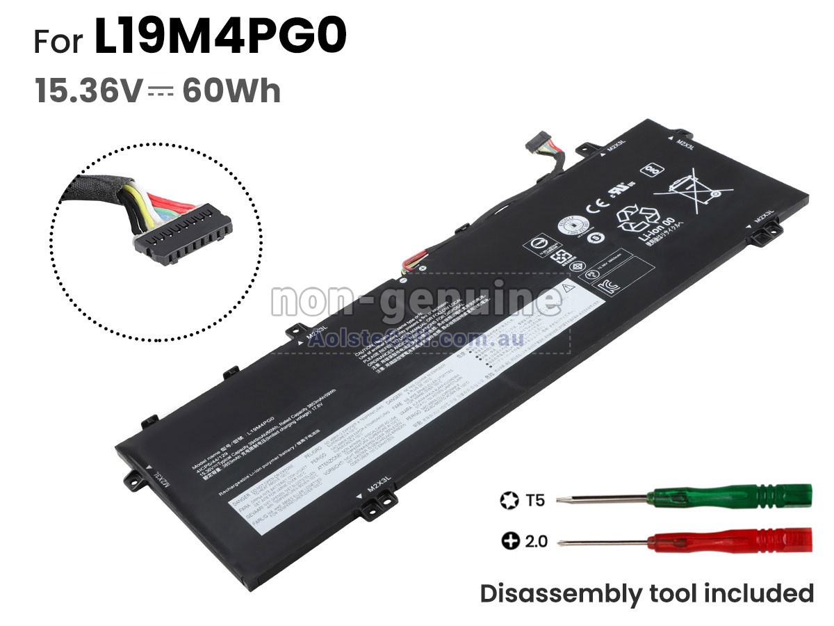 Replacement Lenovo L19M4PG0 battery
