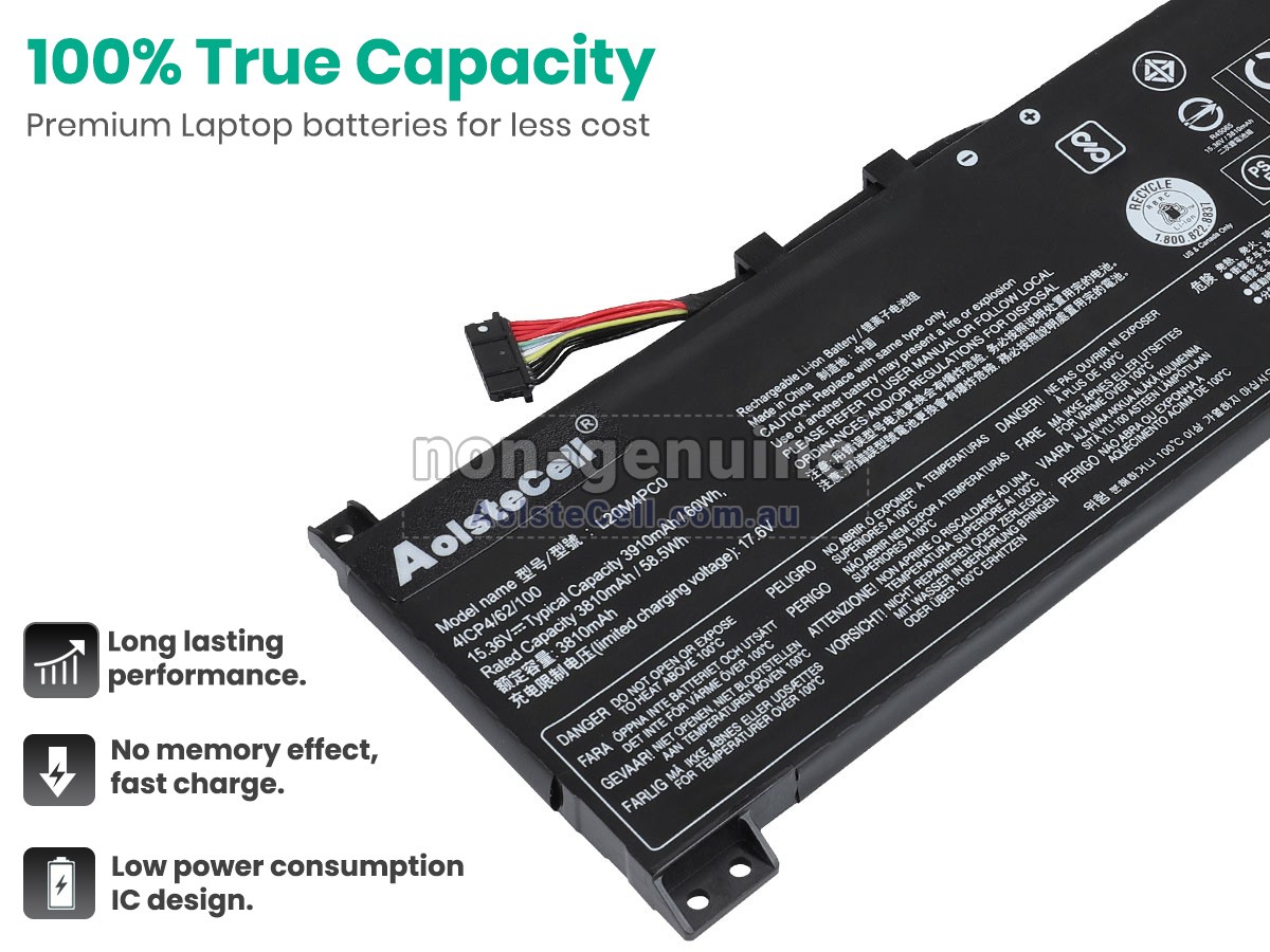 Replacement Lenovo LEGION 5-15ACH6H-82JU003LSB battery