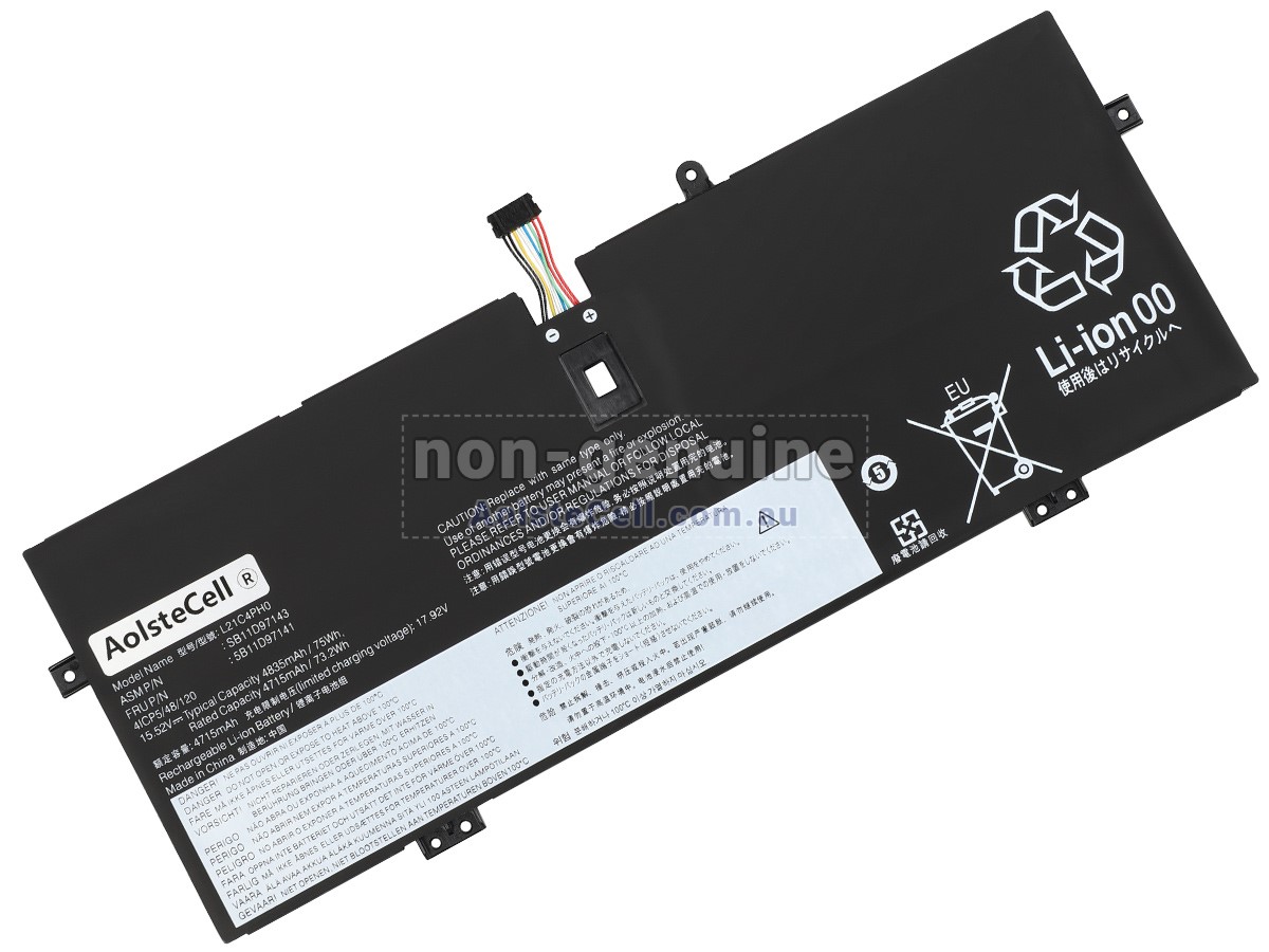 Replacement Lenovo YOGA 9 14IAP7-82LU008JLT battery