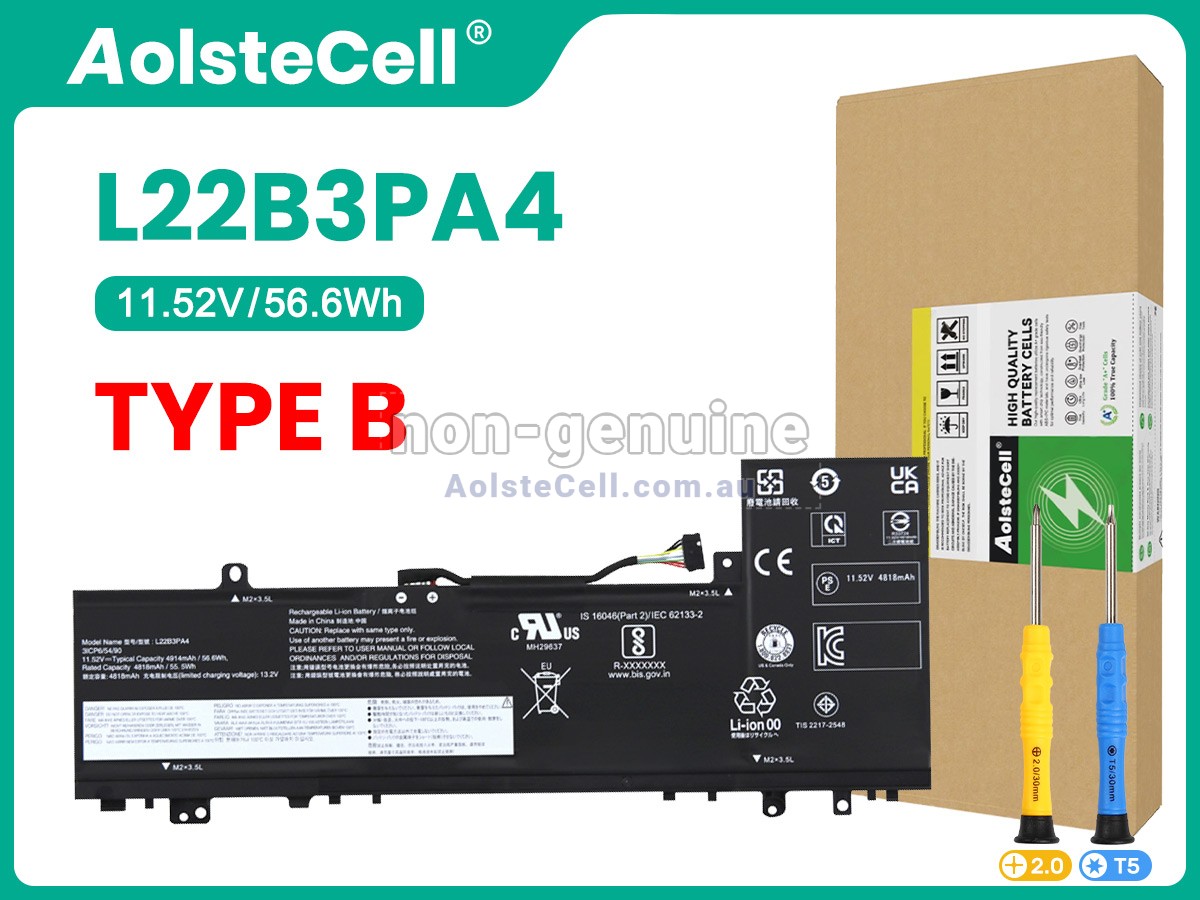 Replacement Lenovo IdeaPad SLIM 5 16IAH8-83BG005NIV battery