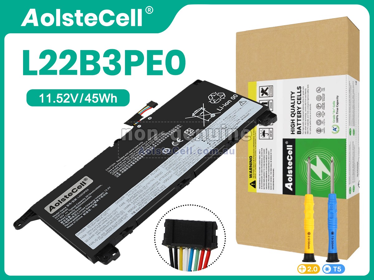 Replacement Lenovo L22D3PE0 battery