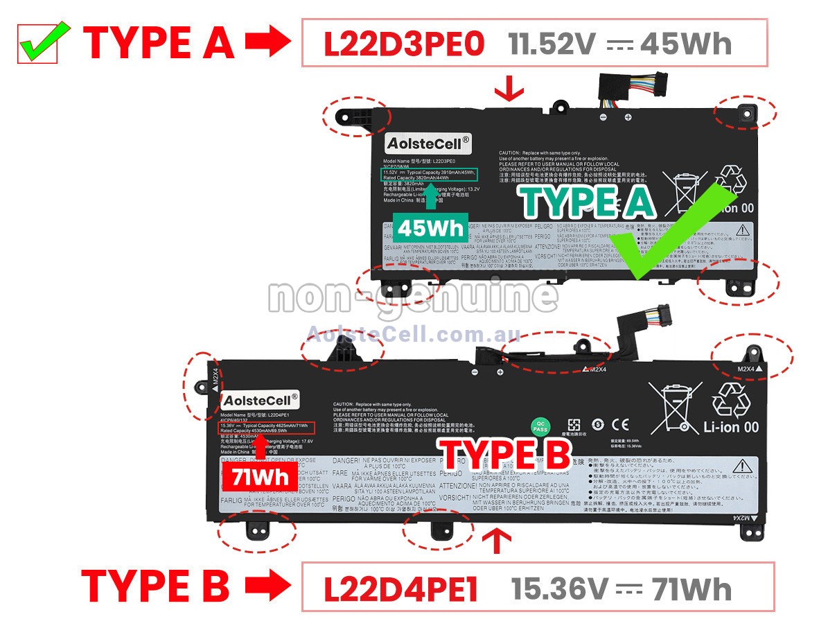 Replacement Lenovo THINKBOOK 16 G6 IRL-21KH0082RU battery