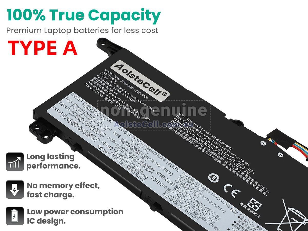 Replacement Lenovo THINKBOOK 16 G6 IRL-21KH0082RU battery
