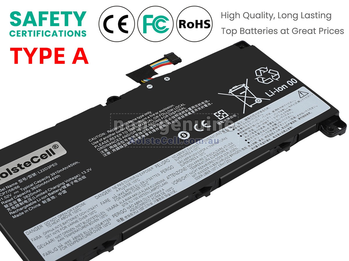 Replacement Lenovo THINKBOOK 16 G6 IRL-21KH0082RU battery