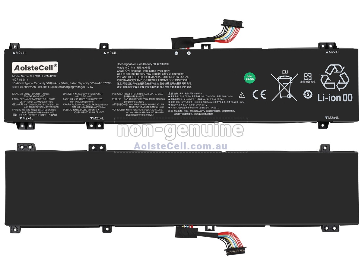 Replacement Lenovo LEGION SLIM 5 16APH8-82Y9001DMX battery