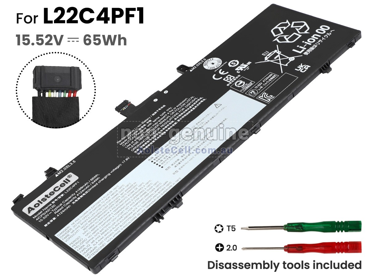 Replacement Lenovo L22C4PF1 battery