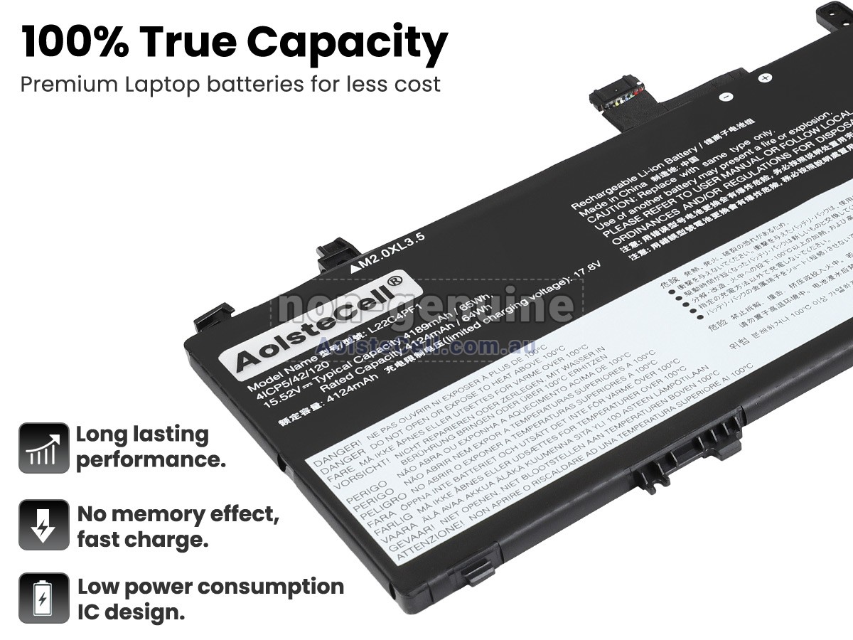 Replacement Lenovo L22C4PF1 battery