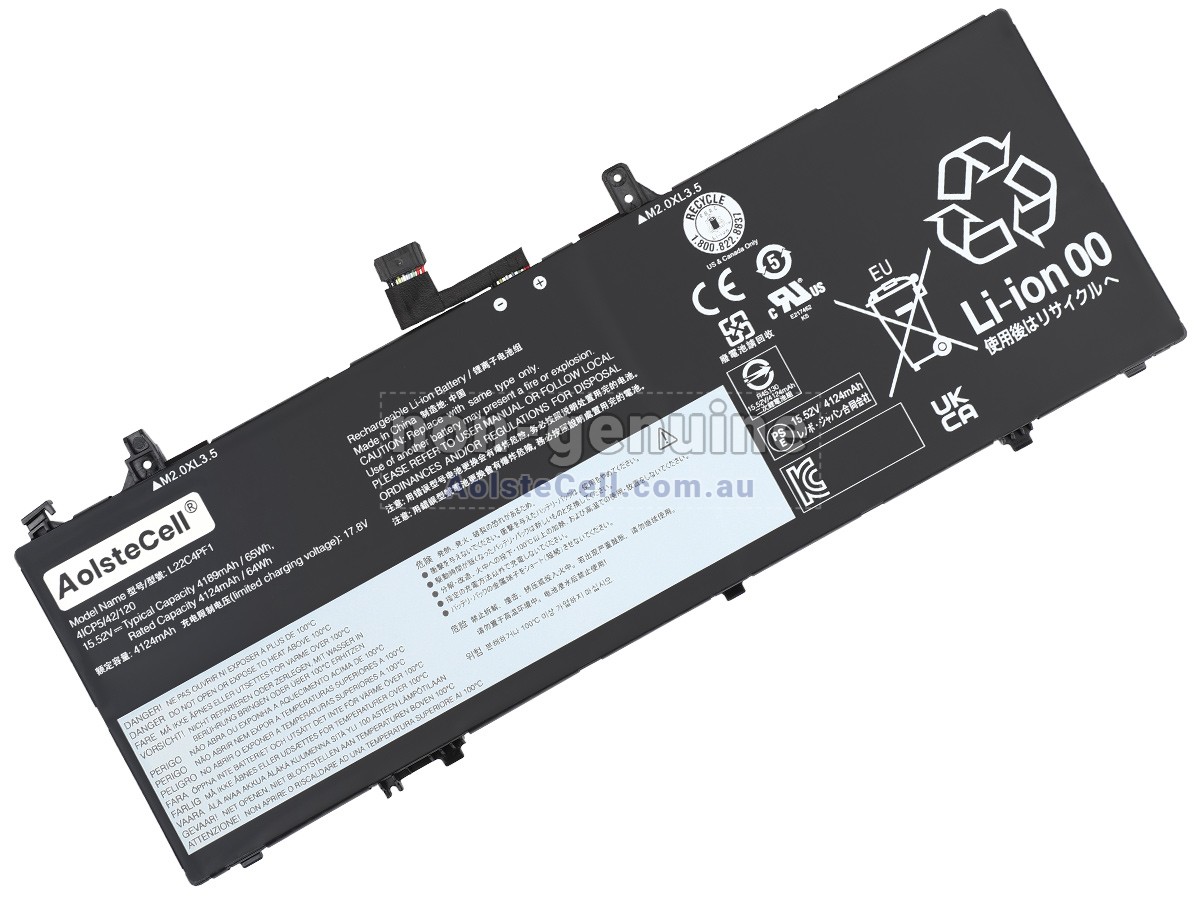 Replacement Lenovo L22C4PF1 battery