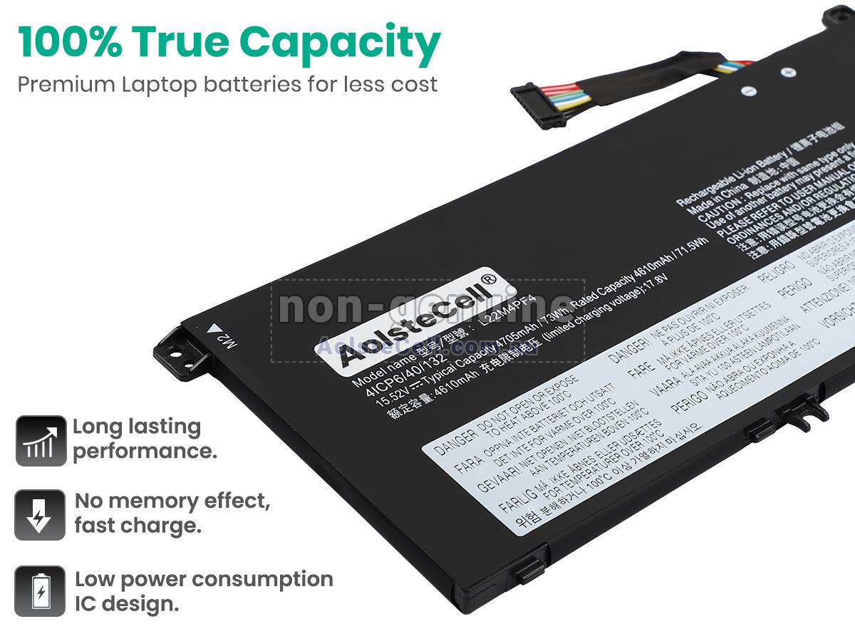 Replacement Lenovo YOGA PRO 7 14AHP9-83E3002KRM battery