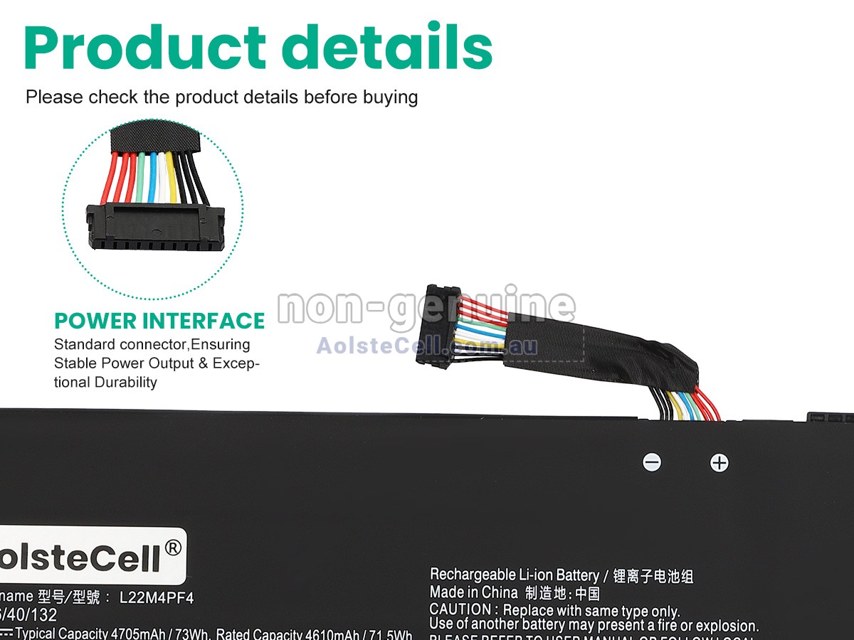 Replacement Lenovo YOGA PRO 7 14AHP9-83E3002KRM battery