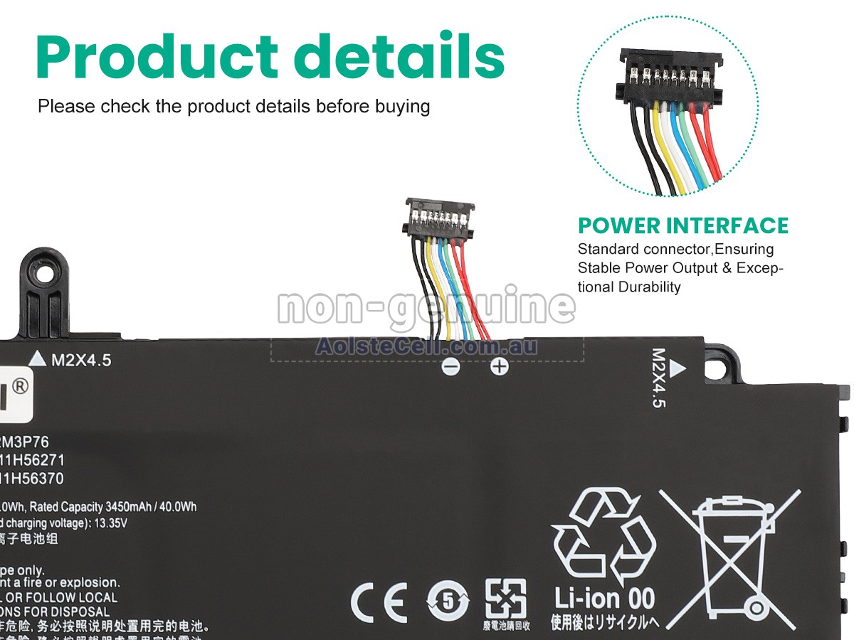 Replacement Lenovo L22B3P76 battery