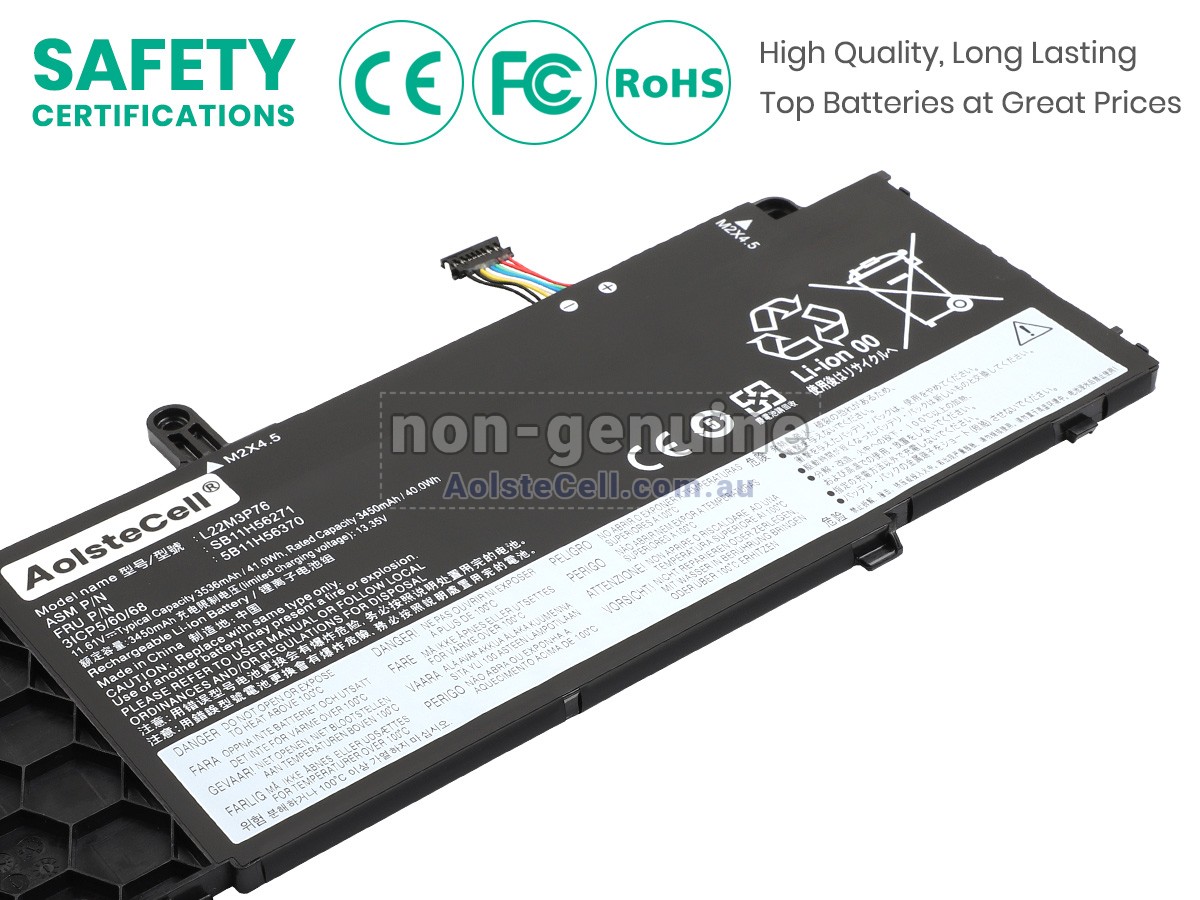 Replacement Lenovo L22B3P76 battery