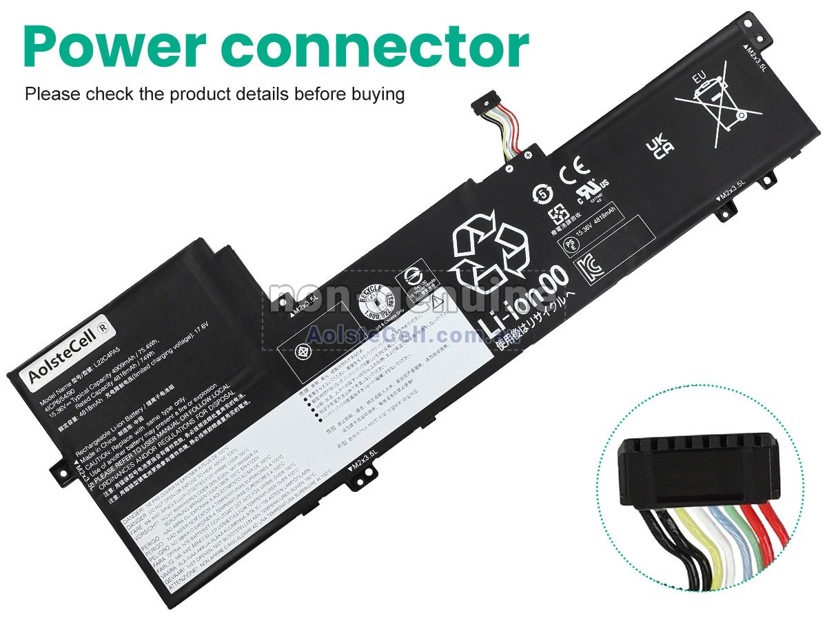 Replacement Lenovo SB11N45425 battery