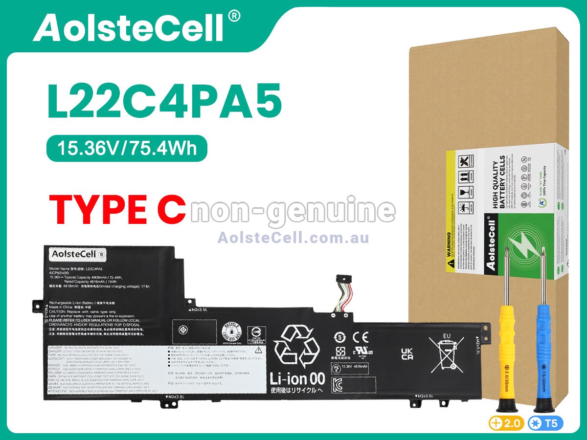 Replacement Lenovo IdeaPad SLIM 5 16ABR8-82XG0039HV battery