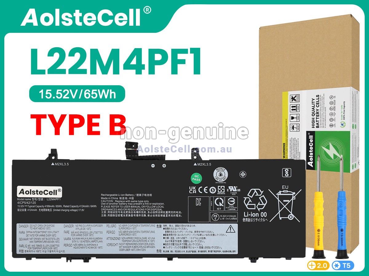 Replacement Lenovo YOGA SLIM 6 14IRH8-83E0003FRK battery