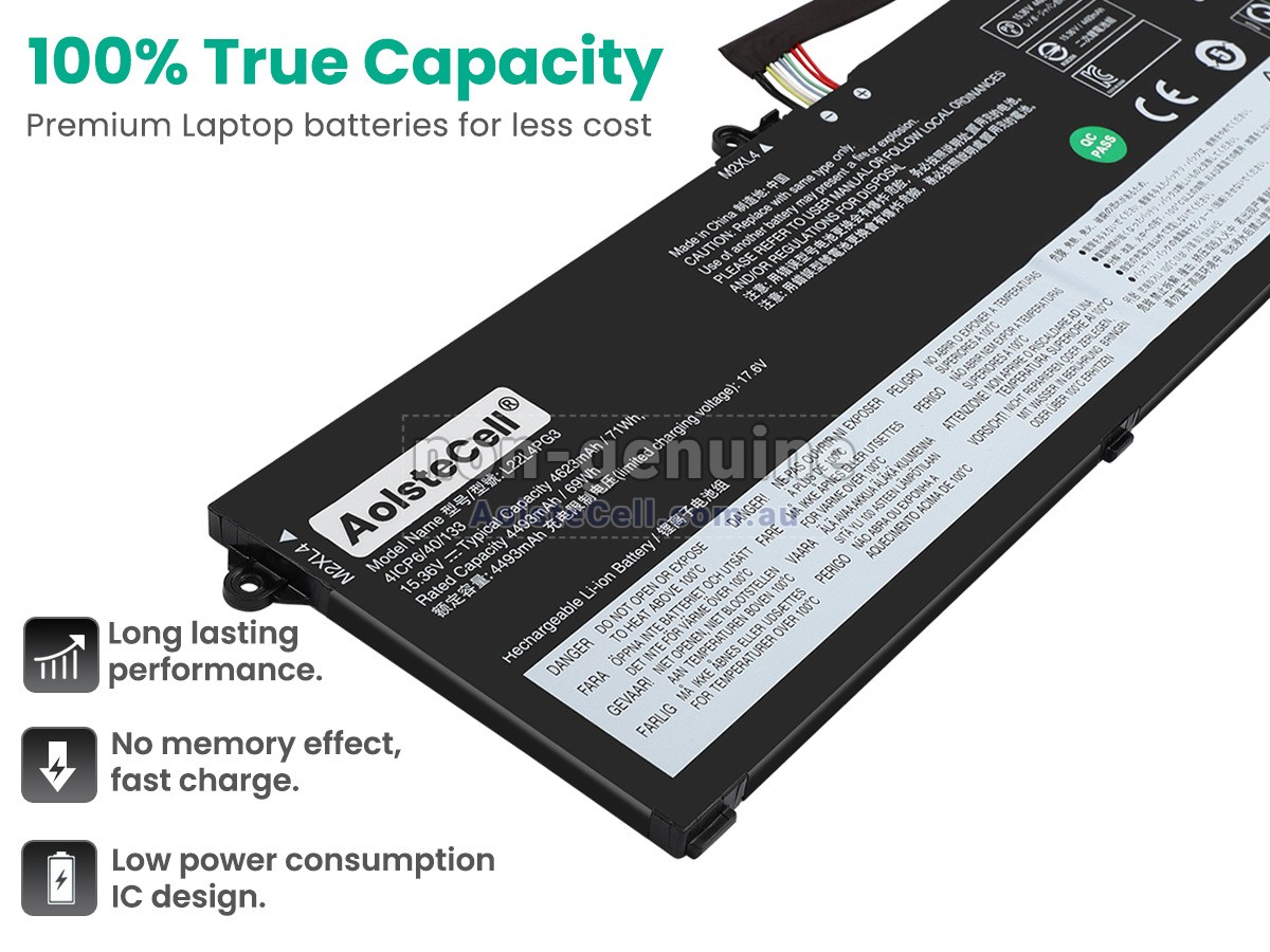 Replacement Lenovo L22L4PG3 battery