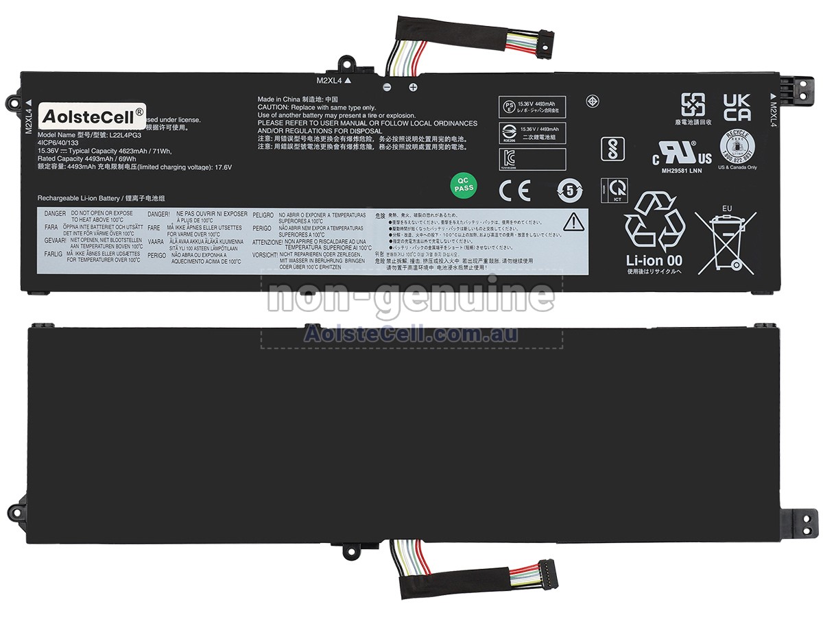 Replacement Lenovo L22L4PG3 battery