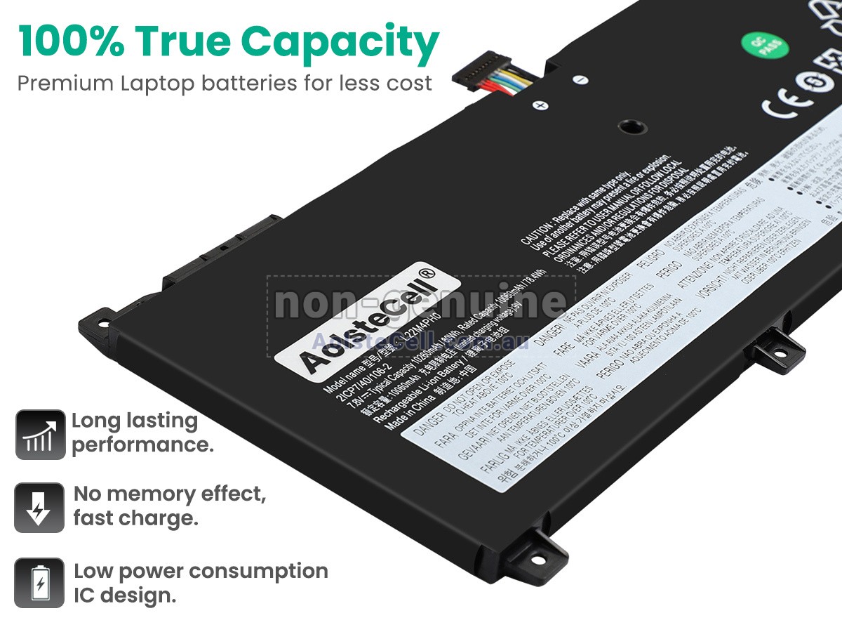 Replacement Lenovo YOGA BOOK 9 13IRU8-82YQ0003SB battery