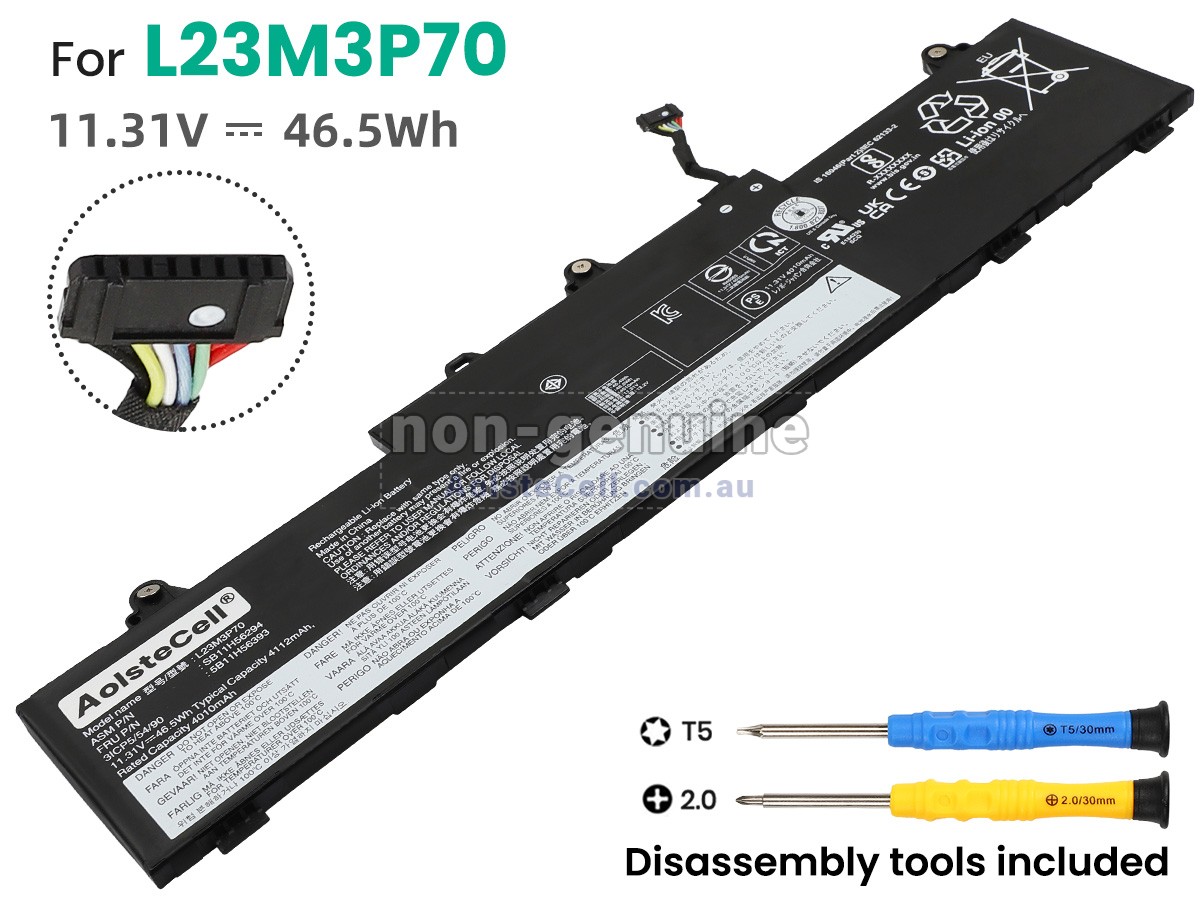 Replacement Lenovo L23D3P70 battery