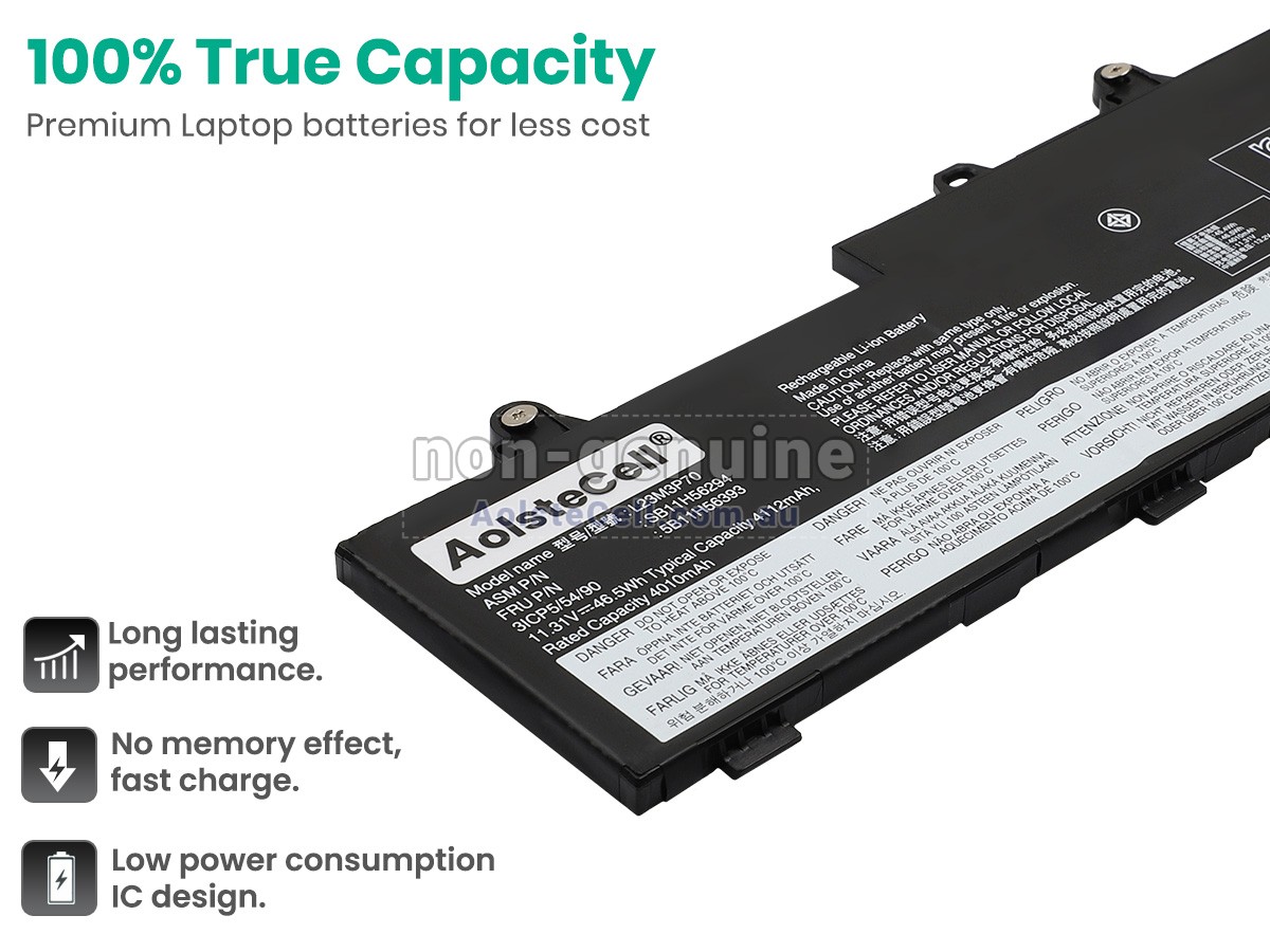 Replacement Lenovo L23D3P70 battery