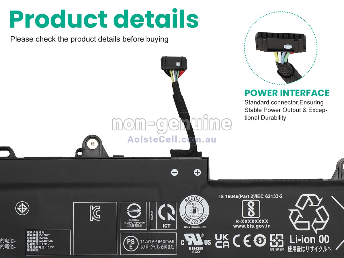 Replacement Lenovo SB11H56298 battery