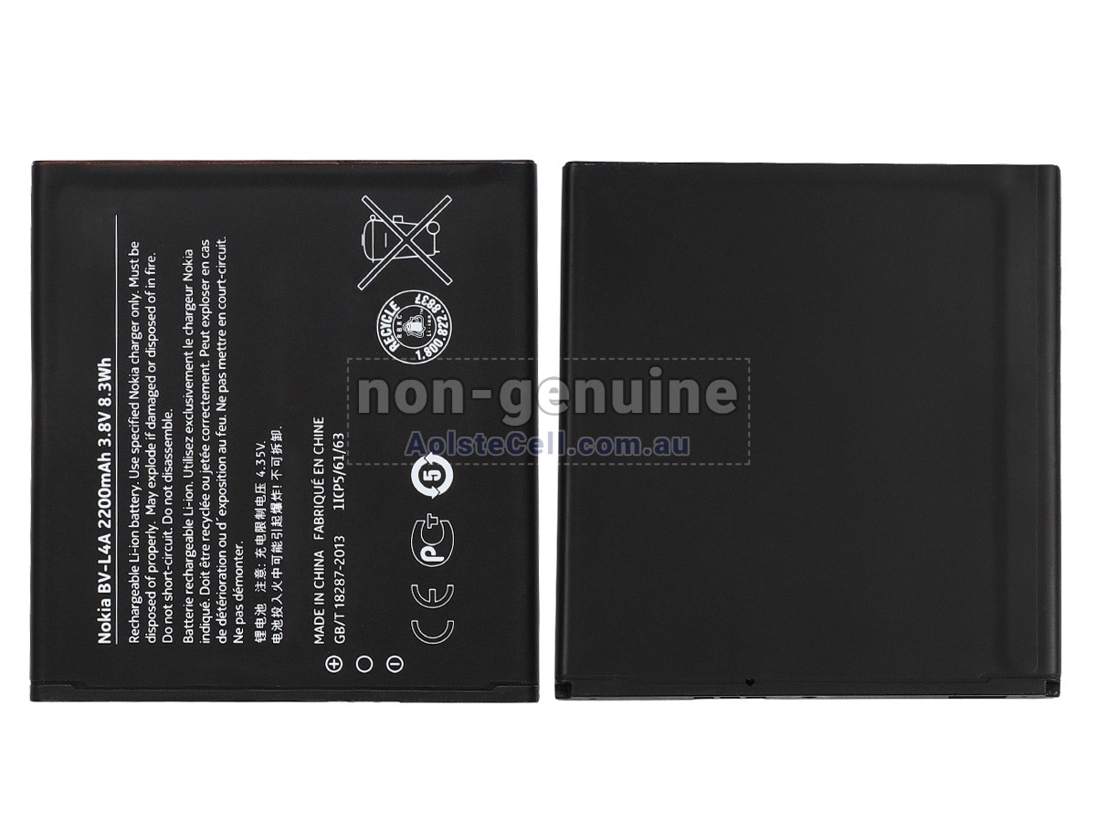 Replacement Nokia BL-L4A battery