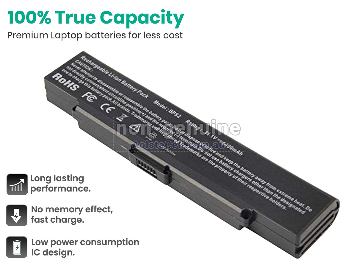 Replacement Sony VAIO VGN-SZ43GN/B battery